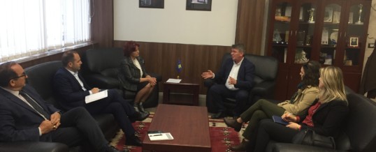 Takim me Nënkryetarën e Komunës së Suharekës