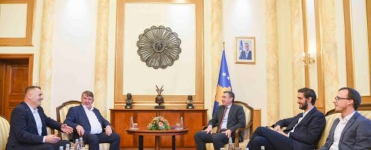 Takim me Kryetarin e Kuvendit te Republikës së Kosovës